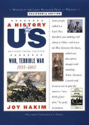 #ad A History of US: California Edition Book Six: War Terrible War GOOD $10.76