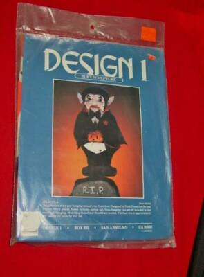 #ad Design 1 Craft Kit quot;DRACULAquot; Soft Sculpture HALLOWEEN Wall Hanging 19quot; In. $79.99