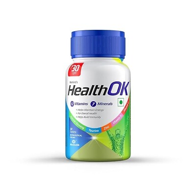 #ad Health OK Multivitamin Natural GinsengTaurine powerDaily EnergyVitamin D C $18.99