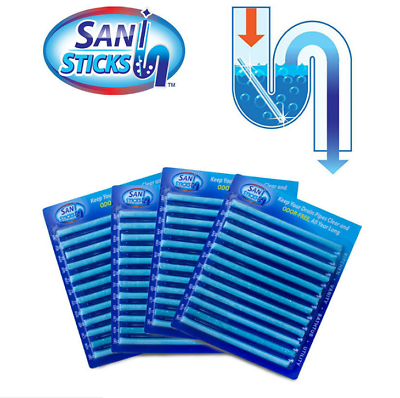 #ad KCASA 12PCS Set Sani Cleaing Sticks Home Cleaning Tools Keep Drains Pipes Clear $6.88