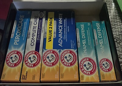 #ad Arm amp; Hammer Toothpaste 6 boxes ONLY $15 $15.00