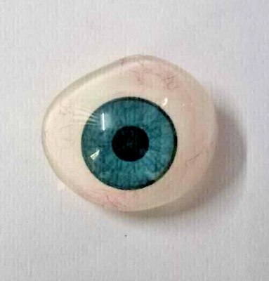 #ad Vintage Human Prosthetic Eye Antique Artificial Blue Eye 1PC $8.90