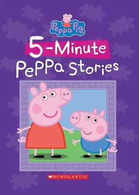 #ad Five Minute Peppa Stories; Peppa Pig hardcover Scholastic 1338058045 $4.16