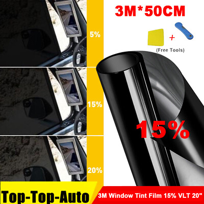 #ad 3M Uncut Roll Window Tint Film 15% VLT 20quot; x 10#x27;ft Feet Car Home Office Glass $7.99