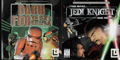 #ad Star Wars: Dark Forces amp; Jedi Knight Dark Forces II PC CD ROM Games 1995 97 $11.04