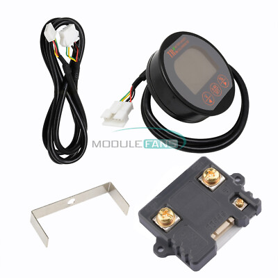#ad DC0 50A 100A 350A Waterproof Battery Capacity Indicator Voltmeter Coulomb Meter $2.73