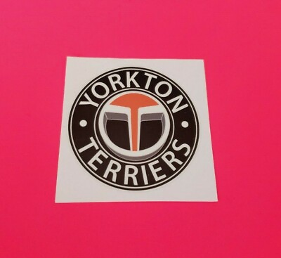 #ad Yorkton Terriers SJHL Hockey Sticker Canadian Junior Hockey C $15.00