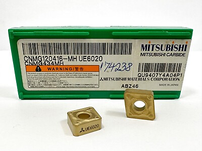 #ad MITSUBISHI CNMG434MH CNMG120416 MH New Carbide Inserts Grade UE6020 9pcs $54.95