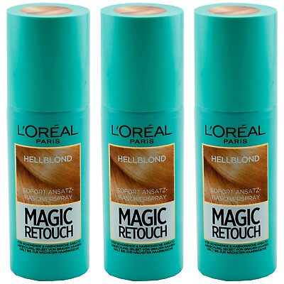 #ad Loreal Magic Retouch Light Blonde 3 X 2.5oz Approach Kaschierspray $40.49