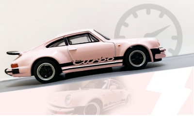 #ad 1 64 for Schuco FOR Porsche For 911 930Turbo Sports car Pink Truck Pre built $39.52