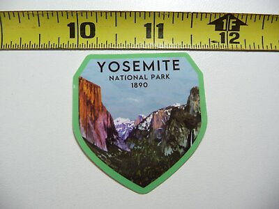 #ad YOSEMITE NATIONAL PARK DECAL STICKER NPS SYSTEM GLOSSY VACATION $2.74