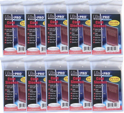 #ad 1000 Ultra Pro Standard Penny Soft Card Sleeves New Acid Free No PVC 81126 $12.55