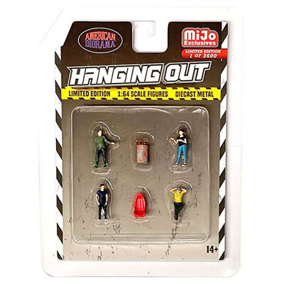 #ad American Diorama 1:64 Diecast Metal Hanging Out Figures Set $9.99