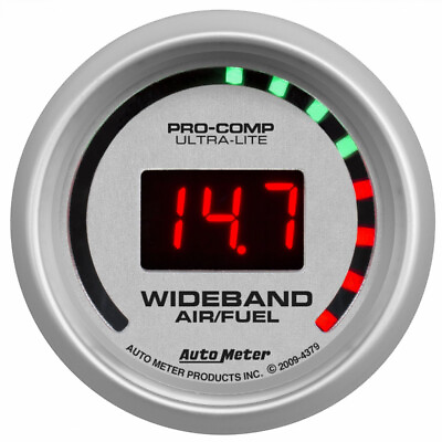 #ad AutoMeter Air Fuel Ratio Street Gauge Ultra Lite 52mm Digital Wideband $363.41