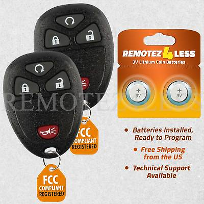 #ad 2 For 2007 2008 2009 2010 2011 2012 2013 GMC Sierra 1500 2500 Remote Car Key Fob $11.89