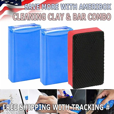 #ad 3 Pack Clay Bar Detailing Auto Car Clean Wash Cleaner Sludge Mud Remove Magic $7.95