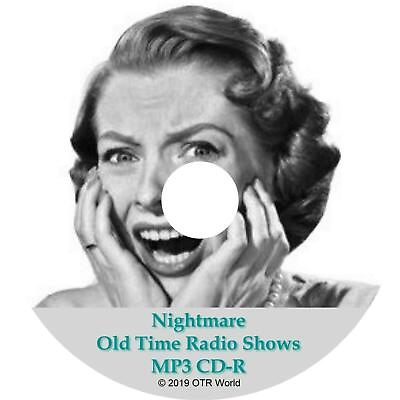 #ad Nightmare Old Time Radio Shows OTR OTRS 6 Episodes MP3 CD R $7.95