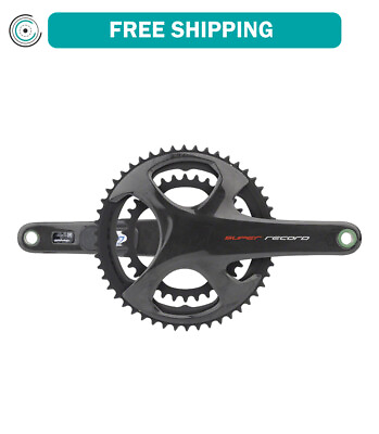 Campagnolo Super Record Crankset w Stages Power Meter 175mm 12 Speed $1190.69