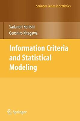 #ad Information Criteria and Statistical Modeling Springer Series in Statistics... $80.35