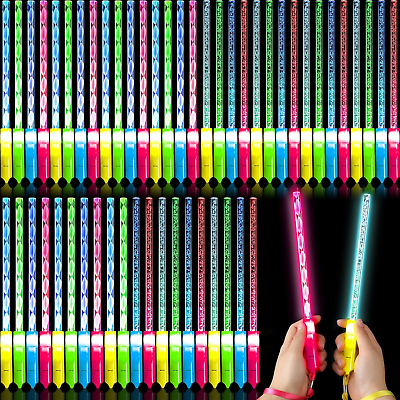 #ad 120 Pcs Light up Sticks Light up Wands with 3 Modes Flashing Changing Glow Wands $90.34