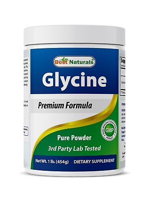 #ad Glycine Powder 1 LB *Boosts Energy Nervous System Support* $15.99