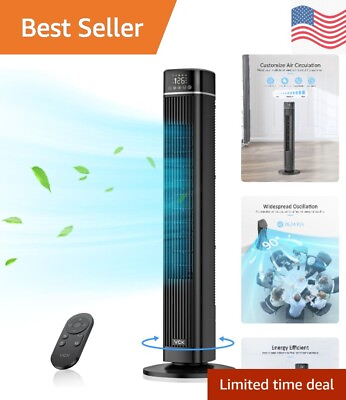 #ad Powerful Ultra Fast Cooling Tower Fan Quiet Bladeless Smart Control $143.99