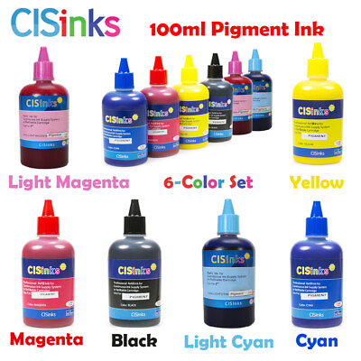 #ad CISinks T079 100ml Pigment Ink Refill Bottles alternative for Artisan 1430 $8.99