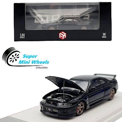 #ad Focal Horizon 1:64 Nissan Skyline GT R R33 BCNR33 Black Diecast Model $29.98