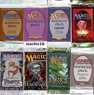 #ad #ad Magic The Gathering Tcg Booster Packs Only 400 Packs Total Revised Antiquities $3.00