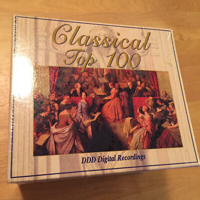 #ad CLASSICAL TOP 100 10 CD SET UNITED AUDIO ENTERTAINMENT BRAND NEW FACTORY SEALED $33.99