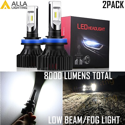 #ad Alla Lighting LED H16 H11 Cornering Light Fog Light Bulb Headlight Bulb White2X $59.88