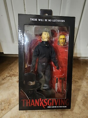 #ad NECA THANKSGIVING JOHN CARVER 8” CLOTHED FIGURE.NEW IN STOCK $39.49