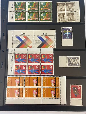 #ad Several Blocks Of German Stamps. Mint Never Hinged. üÿ $29.00