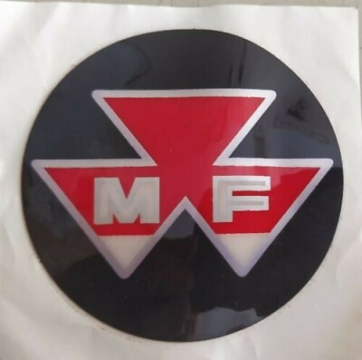 #ad 5 X EMBLEM FRONT MONOGRAM ROUND Compatible with Massey MF 240 245 165 175 185 $48.59