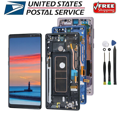 #ad OEM For Samsung Note 8 N950 LCD Touch Screen Display Digitizer Frame Tool $124.99