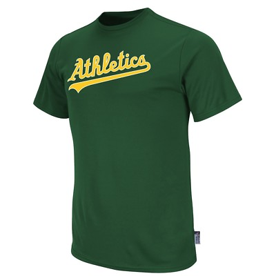 #ad Oakland Athletics Majestic Cool Base CREW Neck Jersey Replica Shirt Kids YOUTH $9.99