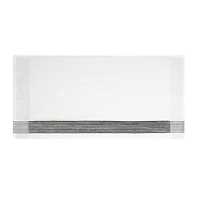 #ad NEW Devant Caddy Towel White Black 22quot; x 44quot; $10.99