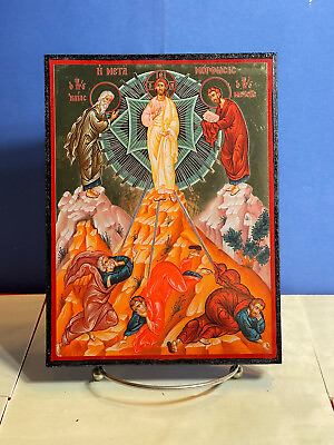 #ad TRANSFIGURATION Orthodox high quality byzantine style Wooden Icon 6x8 $37.00