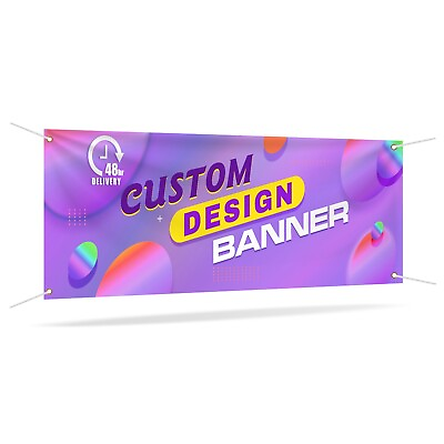 #ad #ad Custom Vinyl Banner and Sign for Business Indoor Outdoor Display Christmas Deco $54.14