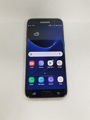 #ad Samsung Galaxy S7 Edge 32GB Black SM G935A ATamp;T Android Smartphone VF4274 $73.45
