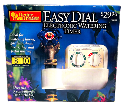 #ad NEW ELECTRONIC WATERING TIMER 8DURATION 10INTERVAL BETTER HOMES amp; GARDENS $24.95