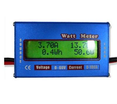 Digital LCD 60V 100A RC Watt Meter Battery Voltage Current Tester Power Monitor $40.50