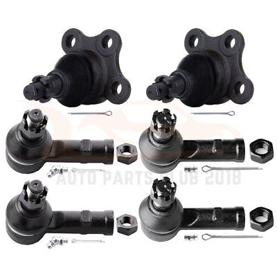 #ad 6pcs For 1996 1999 Isuzu Acura SLX Front Inner Outer Tie Rods Upper Ball Joint $41.32