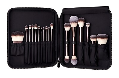 #ad HOURGLASS makeup Brushes buy 10pcs get a brush bag for free $14.80
