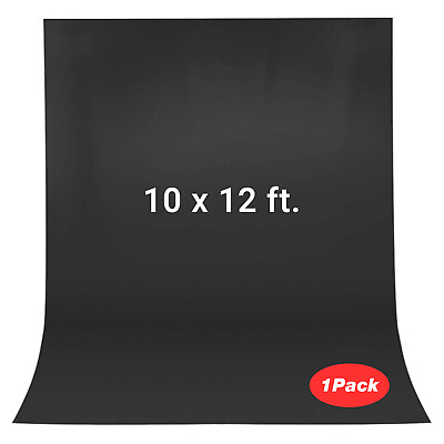 #ad LSP Black 10#x27; x 12#x27; Photography Backdrops Muslin Photo Background Studio Props $30.70