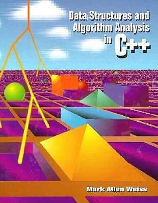 #ad Data Structures and Algorithm Analysis in C Textbook Binding ACCEPTABLE $4.53