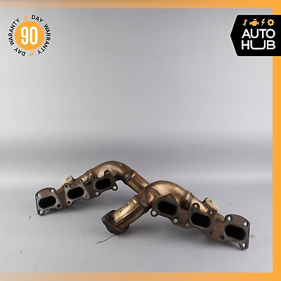 #ad 93 02 Mercedes R129 SL600 600SL V12 Exhaust Manifold Right and Left Side Set OEM $269.75