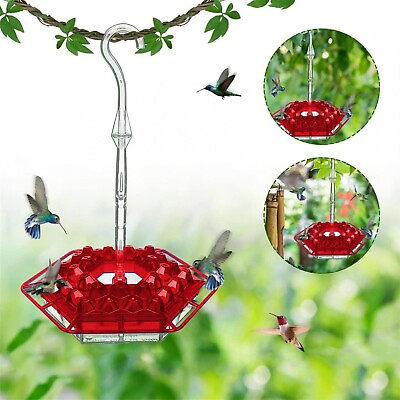 #ad Humming Bird Feeders Hummingbird Feeders for Outdoors with 30 Feeding Ports $11.99