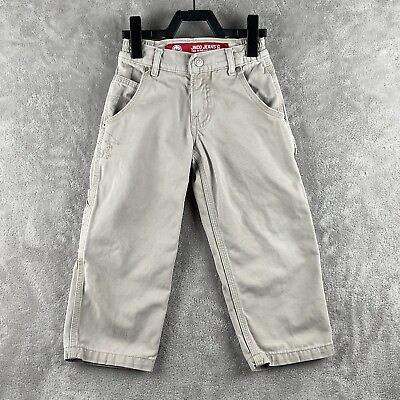 #ad Jnco Tribal Jeans Carpenter Kids Pants Khaki Size 4 $94.60