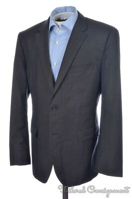#ad HUGO BOSS Recent Olive Brown 100% Wool Mens Blazer Sport Coat Jacket 42 R $35.75